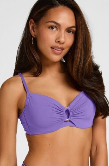 Hunkemöller Luxe upolstret bikinitopp med spiler Lilla