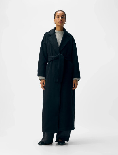 Object Objclara Oversize Coat A Div Black 36