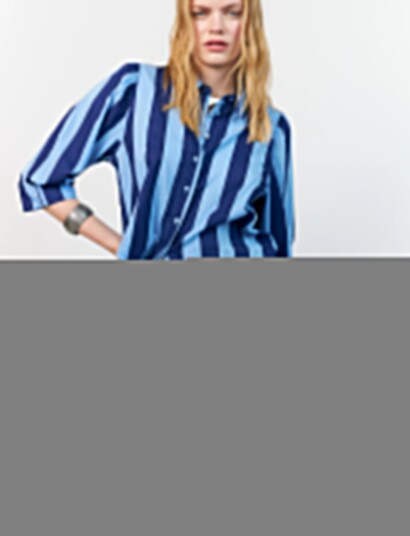 Lollys Laundry Bonoll Shirt Ss   Blue   M