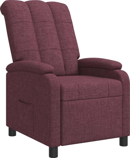 vidaXL Recliner Lilla Stoff