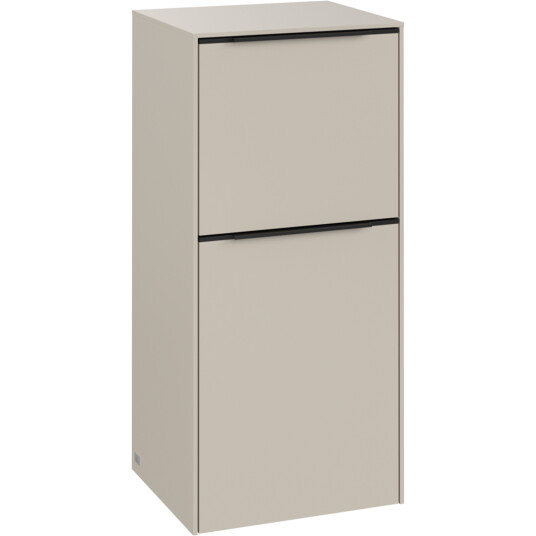 VILLEROY & BOCH SUBWAY 3.0 SIDESKAP 40X86 HØYRE CASHMERE GREY HÅNDTAK I VOLCANO BLACK VILLEROY & BOCH SUBWAY 3.0 SIDESKAP 40X86 HØYRE CASHMERE GREY HÅNDTAK I VOLCANO BLACK