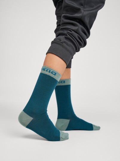 Reima Parit Sokker Merinomix Dark Teal 22 25