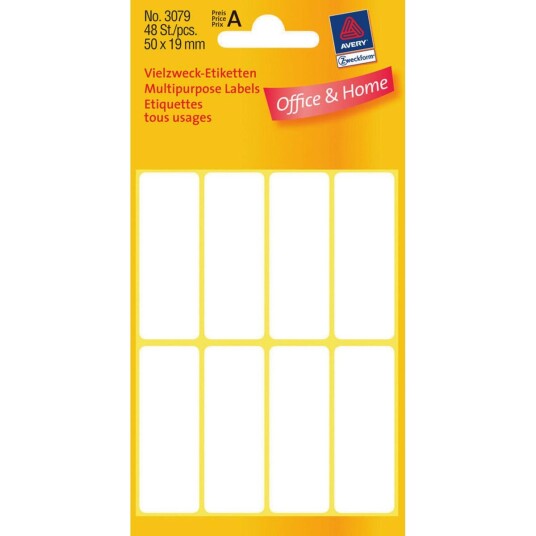 AVERY 3079 Handwriting labels 50x19  48 