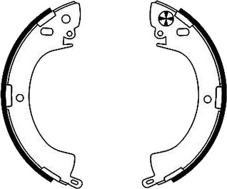 Bremsesko sett HELLA 8DB 355 000-821