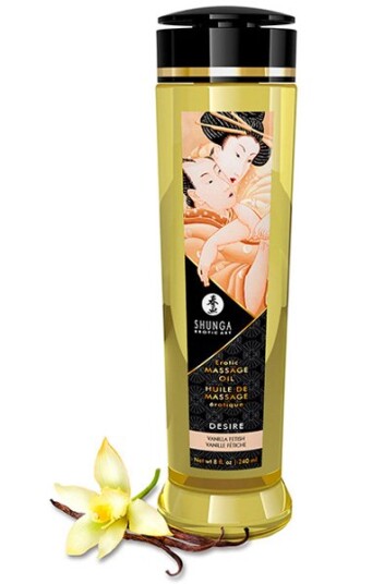 Shunga Massage Oil Desire Vanilla 240ml Shunga Massage Oil Desire Vanilla 240ml