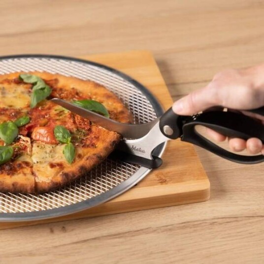 Pizzasaks - Praktisk pizzasaks for å kutte pizza i passende skiver.