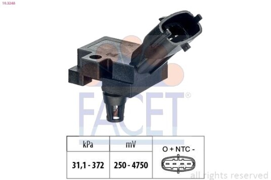 Lufttrykksensor, høydetilpasning FACET 10.3248