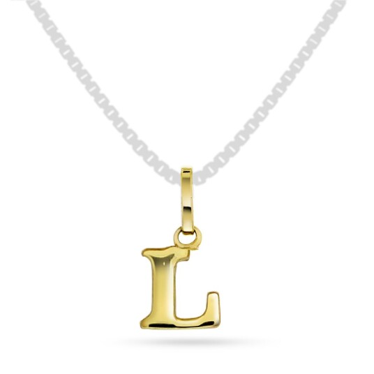 Pan Jewelry, Anheng i 585 gult gull bokstav L Pan Jewelry, Anheng i 585 gult gull bokstav L