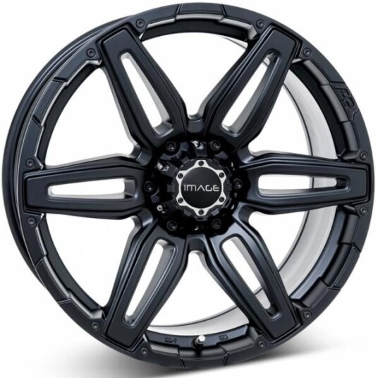 Image Rough Matt Black 9x20 6x139.7 ET25 B110 Image Rough Matt Black 9x20 6x139.7 ET25 B110