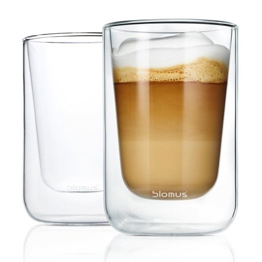 Blomus Nero isolerande cappuccinoglass 2-stk. Klar 1704726-01-0 1708162-01-0