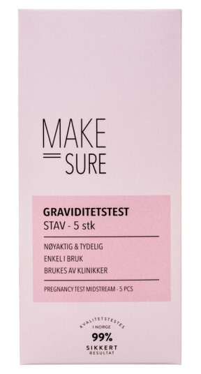 Make Sure Graviditetstest Stav 5 stk.
