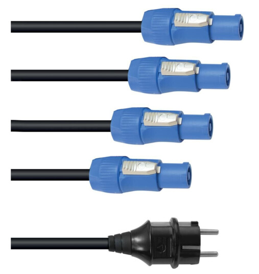 EuroLite Powercon Kabel 1-4, 3x2,5mm² EuroLite Powercon Kabel 1-4, 3x2,5mm²
