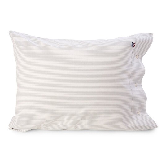 Lexington Icons Pin Point putetrekk 50x60 cm Beige-Hvit