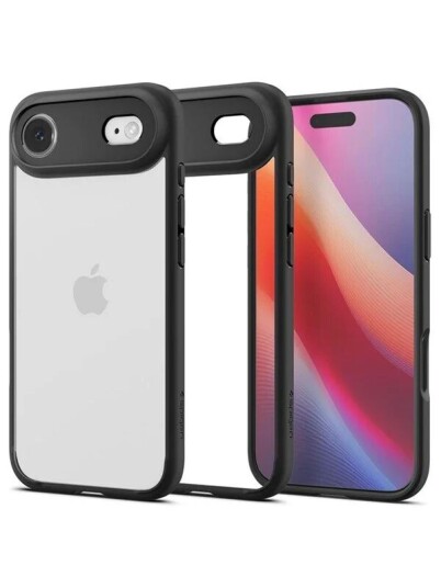 Spigen Ultra Hybrid Mobildeksel i Svart for iPhone Air 6.5"