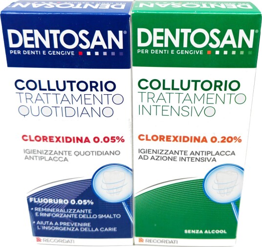 Dentosan Klorheksidin Munnskyll 0,20 % + 0,05 % (sampak 2 x 200 ml)