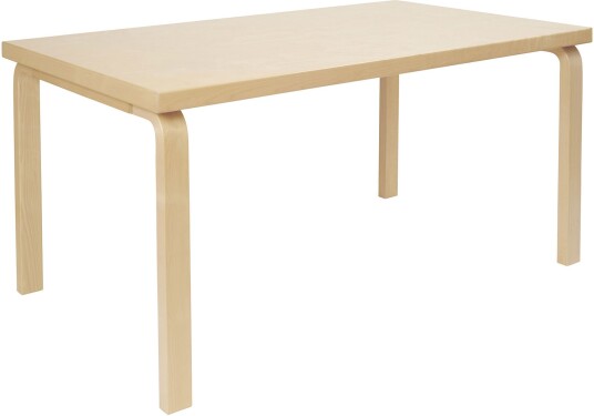 Artek - Aalto Bord 82b Björkfanér Klarlackad Spisebord Alvar Tre Farget