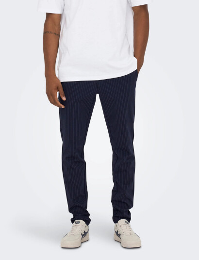 ONLY & SONS Onsmark Pant Stripe Gw 3727 Noos - Navy - 28 x 34