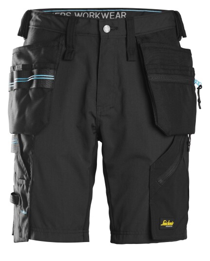 Snickers Workwear 6110 LiteWork Arbeidsshorts Svart, Klær