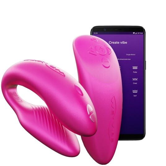 We-Vibe App- og Fjernstyrt Parvibrator     - Rosa