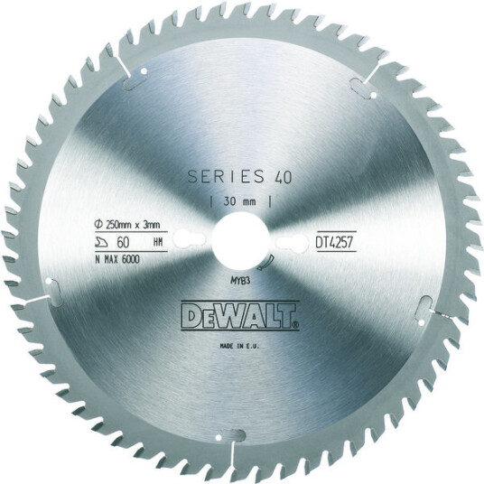 Dewalt Sagblad 216x30x60t dt4370 tcg slipt -5°