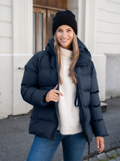 Rains Alta Puffer Jacket Blå L