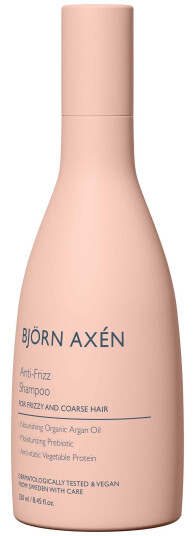 Björn Axén Anti-Frizz Shampoo for Krøllete Hår 250 ml med Økologisk Arganolje