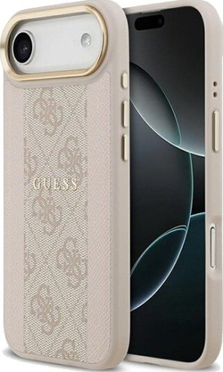GUESS 4G Stripe MagSafe Case for iPhone Air - Pink