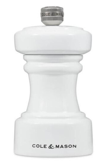 Cole & Mason Hoxton pepperkvern 11 cm hvit Cole & Mason Hoxton pepperkvern 11 cm hvit