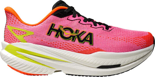 Hoka Women's Mach X 3 Neon Rose/Neon Tangerine 37 1/3 Hoka Women's Mach X 3 Neon Rose/Neon Tangerine 37 1/3
