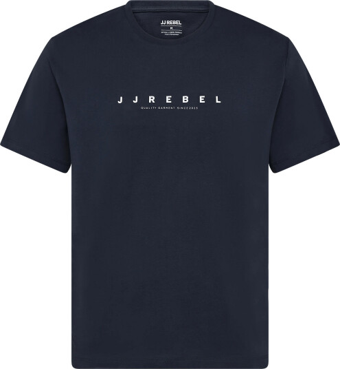 JJ REBEL Jrebrocky Logo Tee Ss Crew Neck Sn Black S