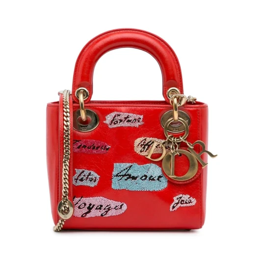 Dior Vintage Dame Rød