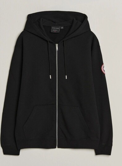 Canada Goose Loon Full Zip Hoodie Black Canada Goose Loon Full Zip Hoodie Black