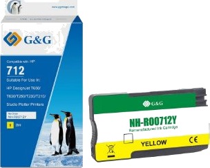 G&G Patrone Hp 712 Xl (3Ed69a) Permanent & Wasserf. (29 Ml) G&G Patrone Hp 712 Xl (3Ed69a) Permanent & Wasserf. (29 Ml)