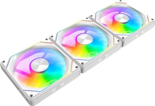 Darkflash Gauss G24 3-i-1 PC-vifte 120mm Hvit