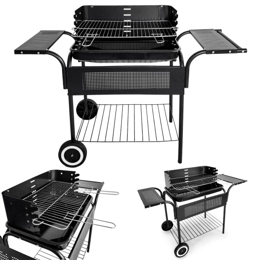 Grill hage metallhyller justerbar rist hjul MultiGarden Grill hage metallhyller justerbar rist hjul MultiGarden