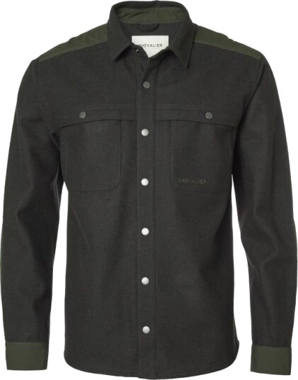 Chevalier Beat Wool Overshirt Men Ash Grey Ash Grey XL