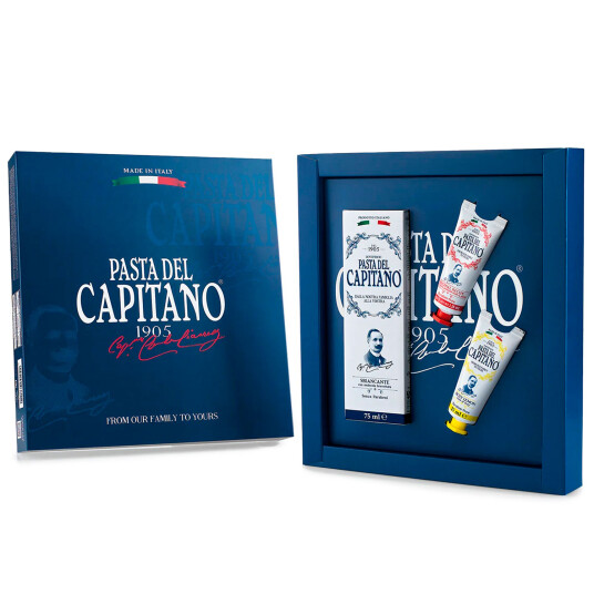 Italiensk Tandpasta PASTA DEL CAPITANO Gaveeske Italiensk Tandpasta PASTA DEL CAPITANO Gaveeske