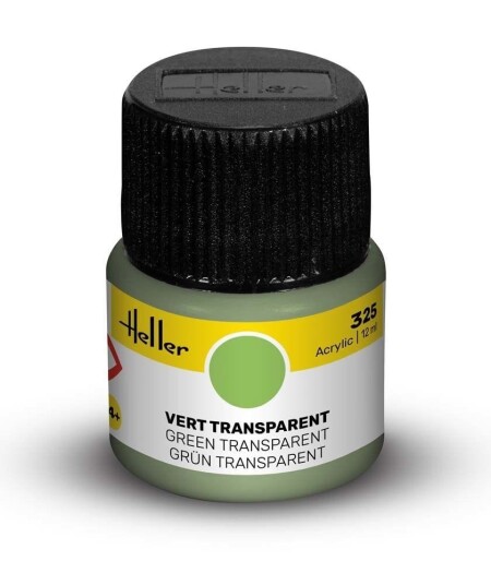 Heller Akryl No 325 Green Transparent 12ml
