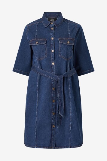 ZOEY   Skjortekjole Ivy Shirt Dress   Blå