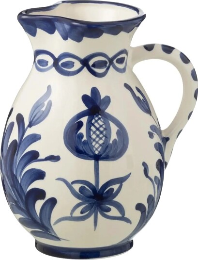 J Line Pitcher Granada Cer Wh/Blu M Blue H21CM