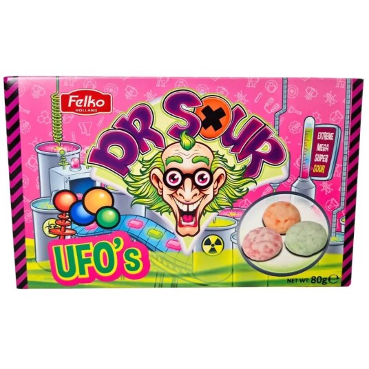 Dr Sour Ufos 80g Dr Sour Ufos 80g