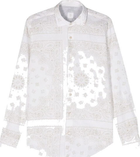 Eleventy Herre Skjorter Beige L,