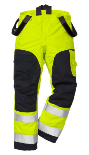 Fristads Vinterbyxa Flamestat 2085 Aths, Klass 2 Varsel Gul/marinblå Xl