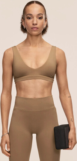 Casall Soft Touch Padded Sports Bra Beige S