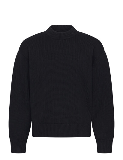 HAN Kjøbenhavn Diamond Knit Sweater   Black   L
