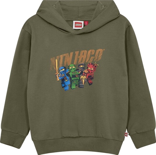 LEGO kidswear Lwsian 103 Hooded Sweatshirt Khaki green 104