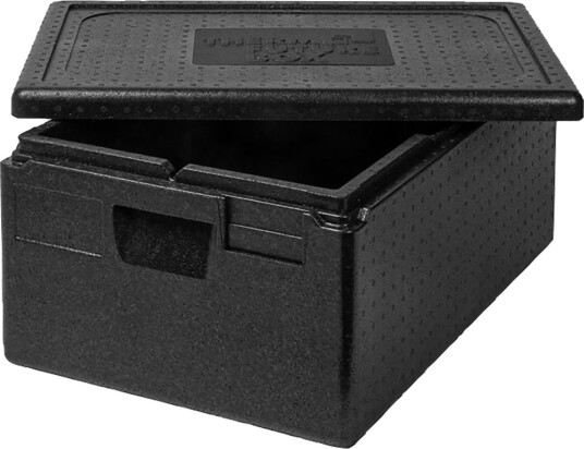 Thermo Future Box Termoeske GN 1/1 med lokk; 39 l 60x40x28 cm LxBxH; Svart