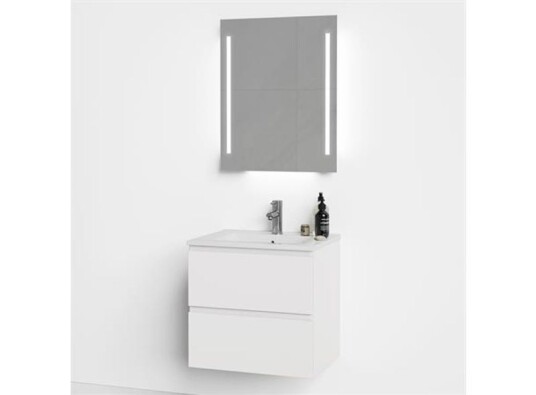 Vikingbad MIE 60 SLIM servantskap fingergrep hvit matt