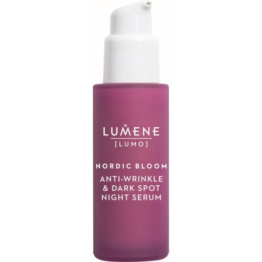 Lumene Nordic Bloom Anti-Wrinkle Night Serum 30 ml - Reduserer Rynker og Mørke Flekk