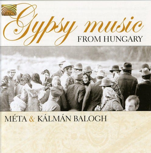 Meta Balogh/kalman  Gypsy Music From Humgary  CD